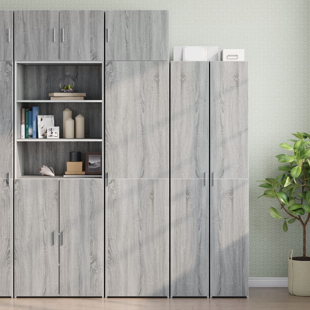 Dulap de perete, gri sonoma, 50x42,5x40 cm, lemn prelucrat GartenMobel Dekor