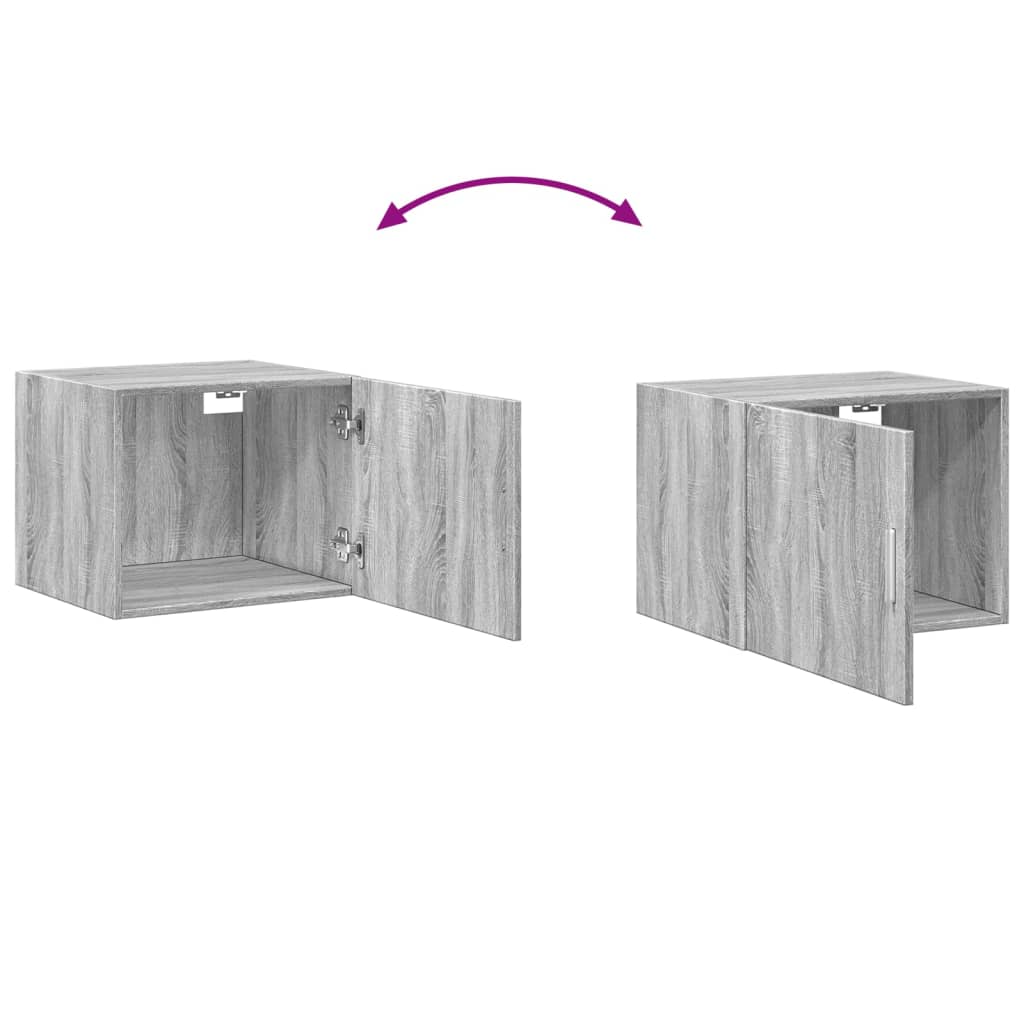 Dulap de perete, gri sonoma, 50x42,5x40 cm, lemn prelucrat GartenMobel Dekor