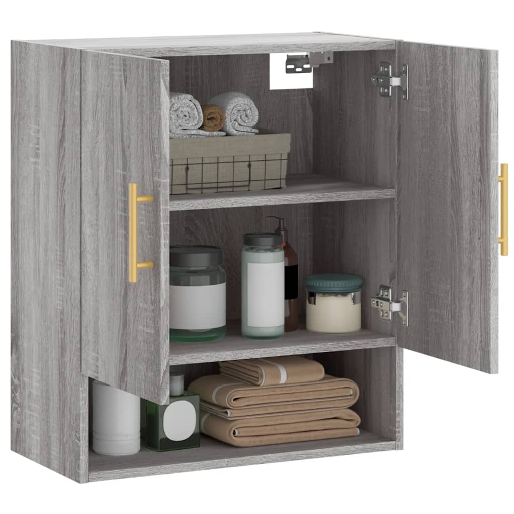 Dulap de perete, gri sonoma, 60x31x70 cm, lemn compozit GartenMobel Dekor