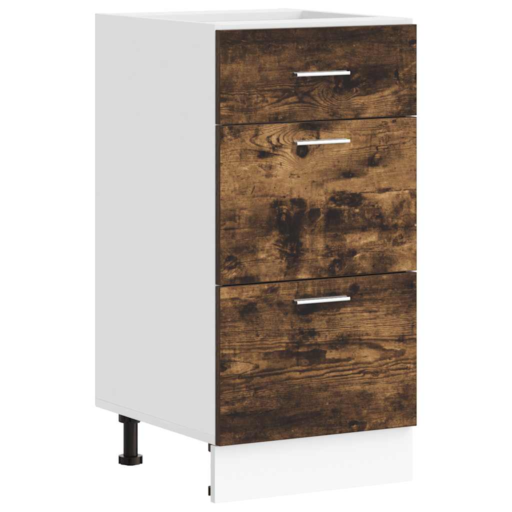 Dulap inferior “Lyon” stejar afumat 40x46x81,5 cm GartenMobel Dekor