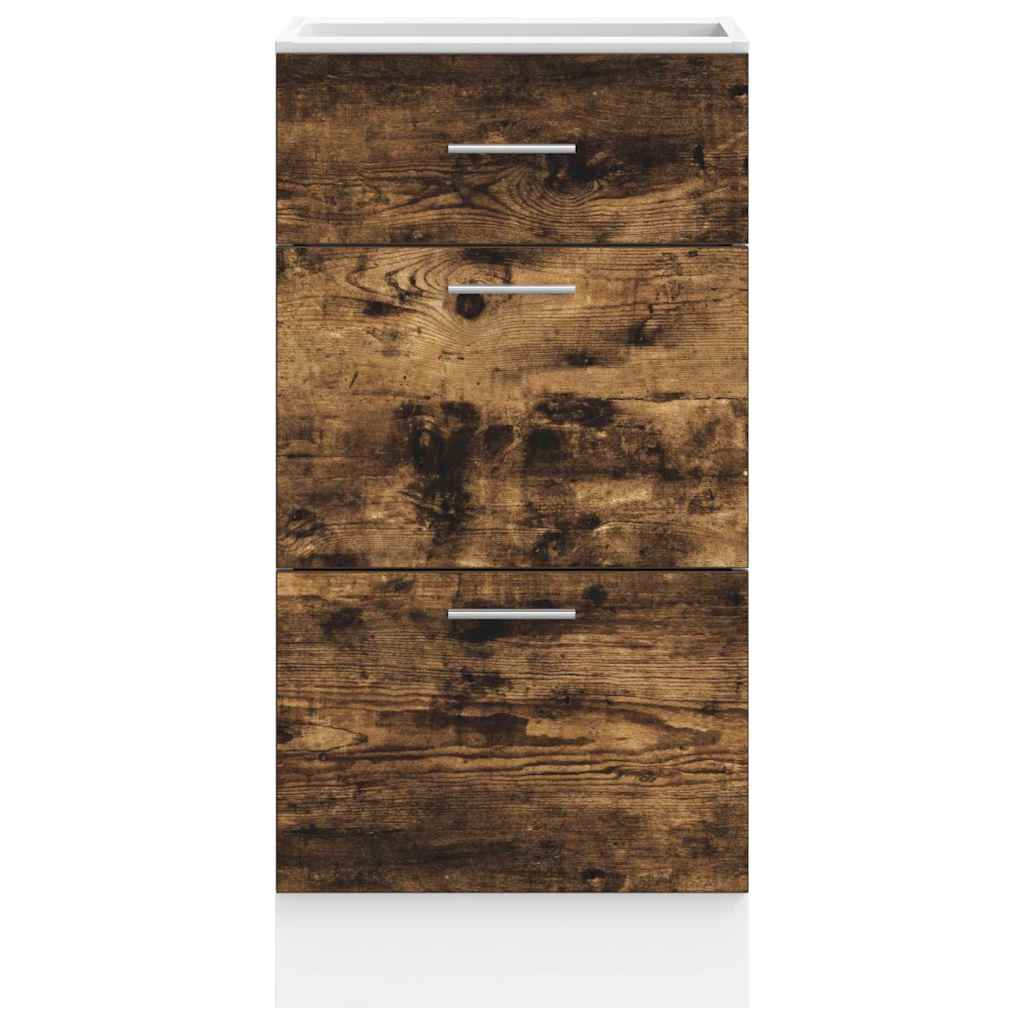 Dulap inferior “Lyon” stejar afumat 40x46x81,5 cm GartenMobel Dekor