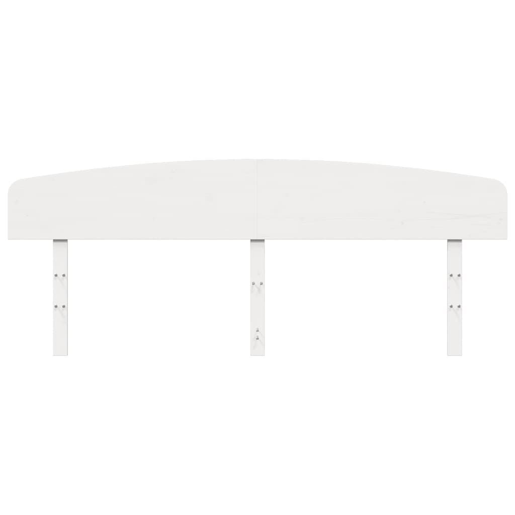 Tăblie de pat, alb, 180 cm, lemn masiv de pin GartenMobel Dekor
