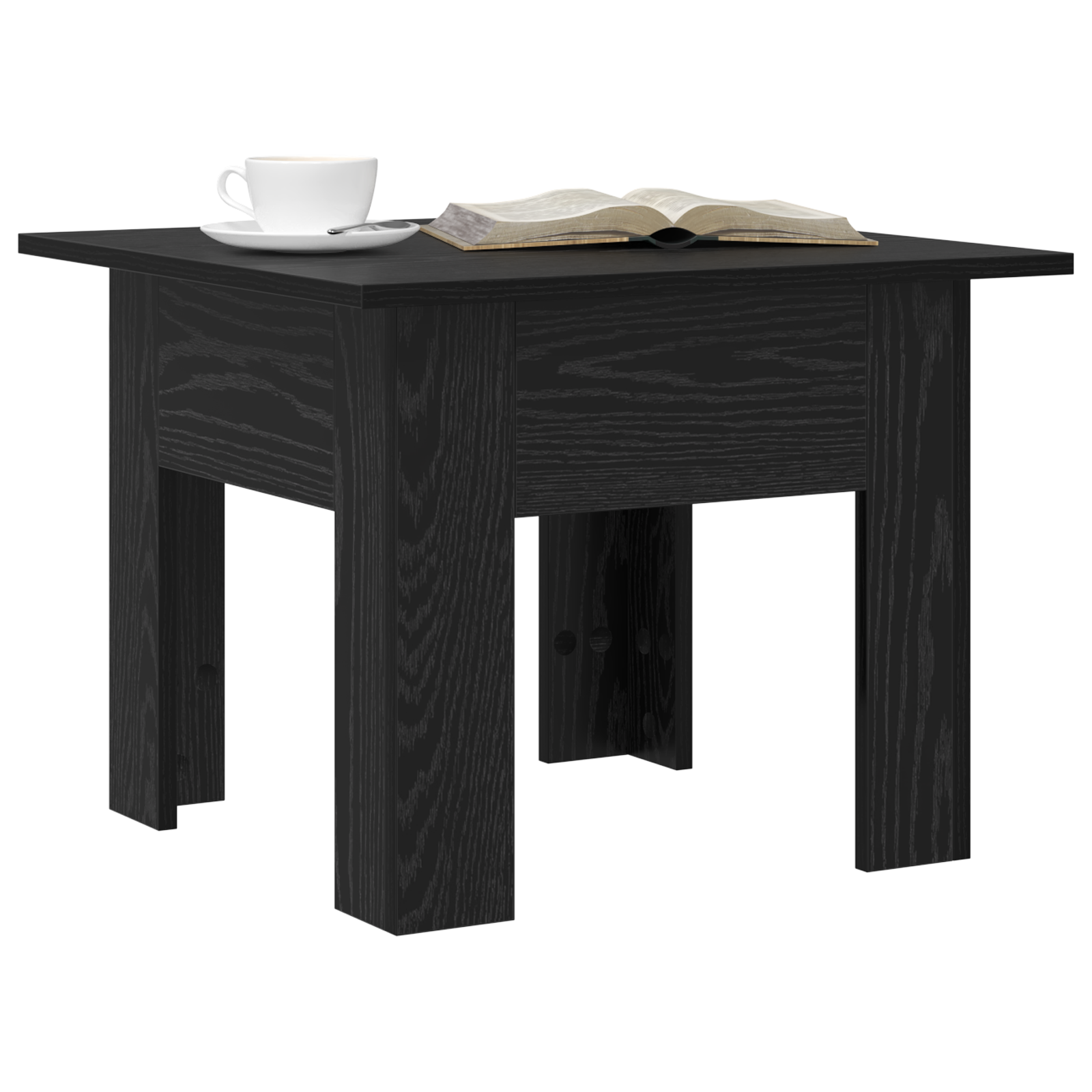 Masă de cafea Stejar negru 55 x 55 x 42 cm GartenMobel Dekor