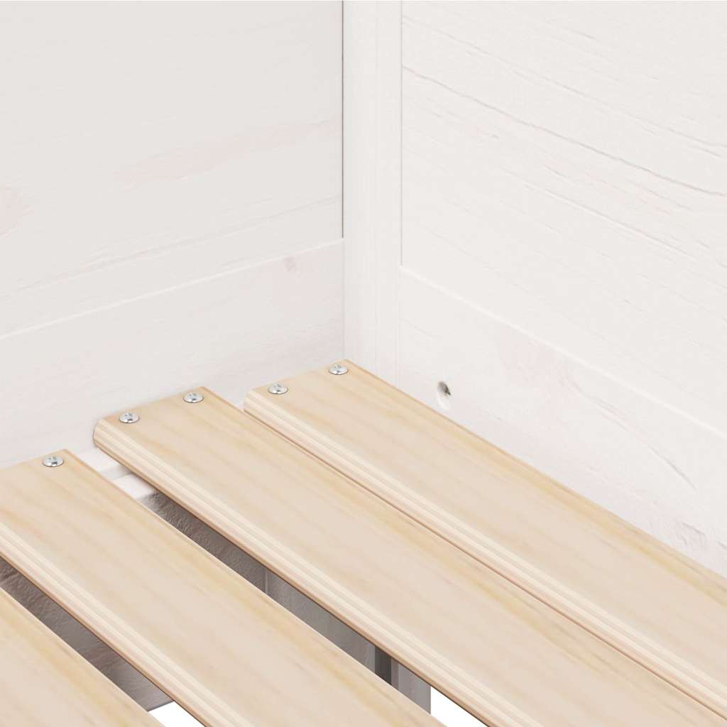 Pat de zi cu extensie și sertare fără saltea, alb, 90x190 cm GartenMobel Dekor