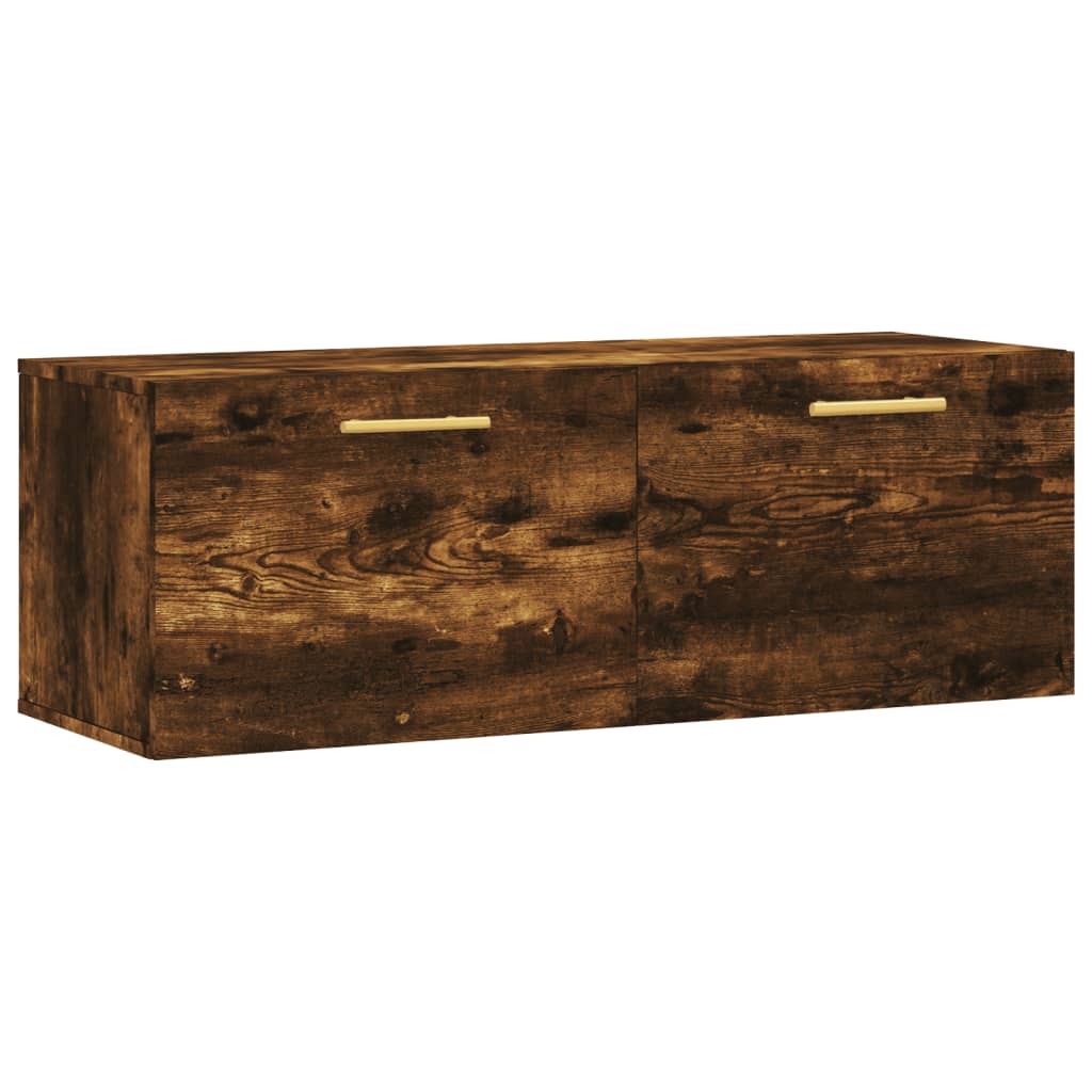 Dulap de perete, stejar fumuriu, 100x36,5x35 cm, lemn prelucrat GartenMobel Dekor