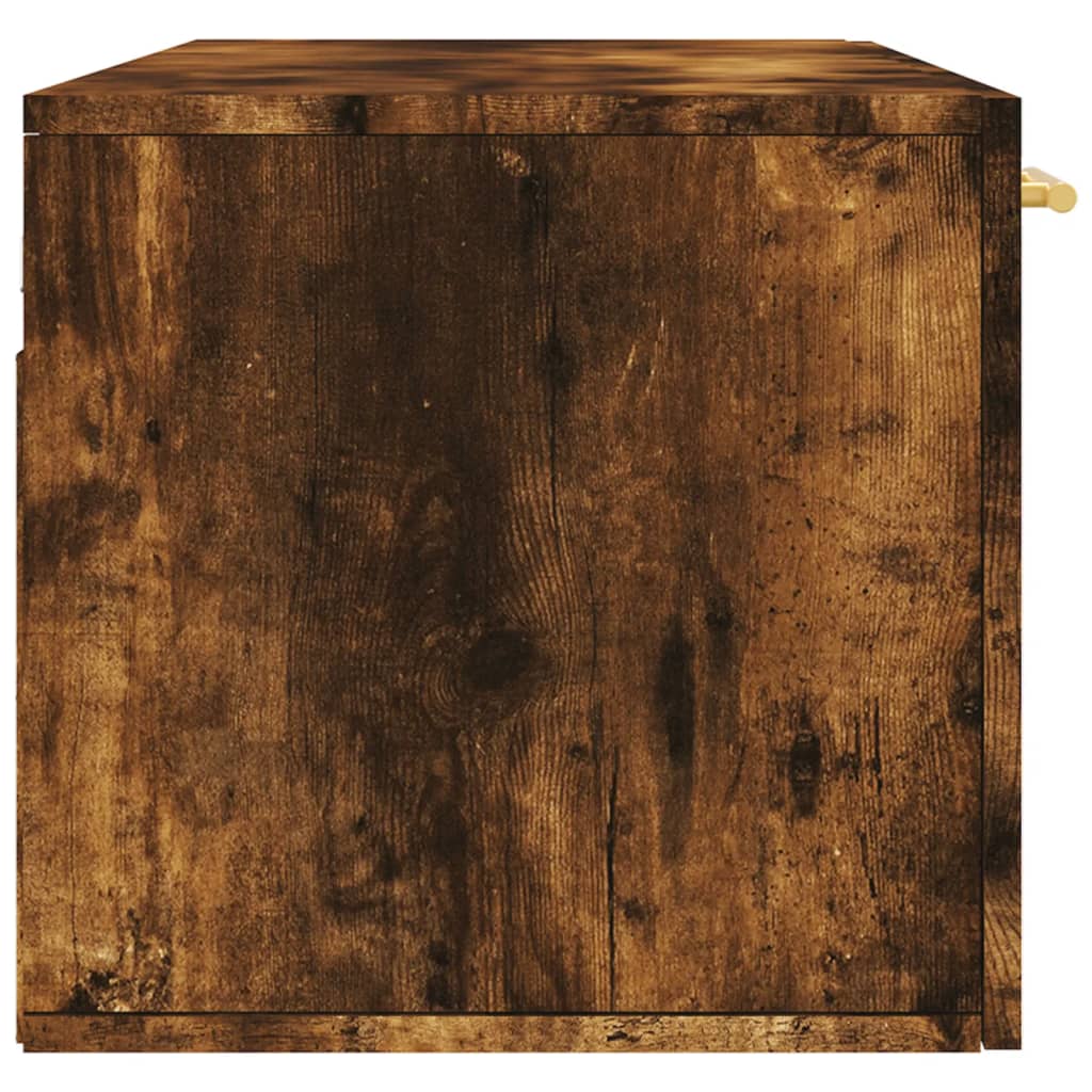 Dulap de perete, stejar fumuriu, 100x36,5x35 cm, lemn prelucrat GartenMobel Dekor