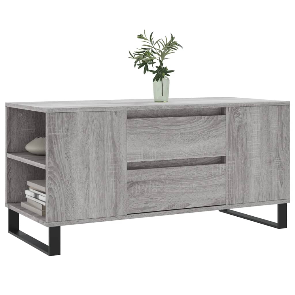 Măsuță de cafea, gri sonoma, 102x44,5x50 cm, lemn prelucrat GartenMobel Dekor