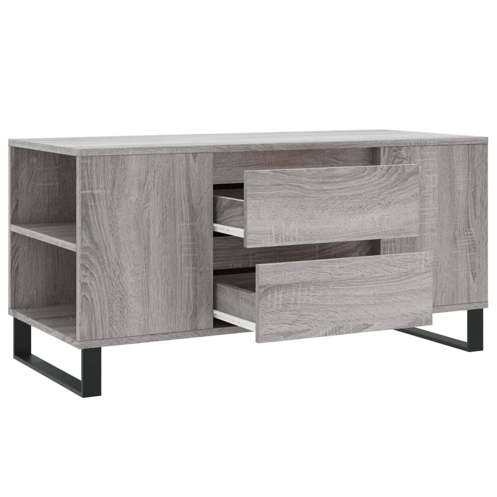 Măsuță de cafea, gri sonoma, 102x44,5x50 cm, lemn prelucrat GartenMobel Dekor