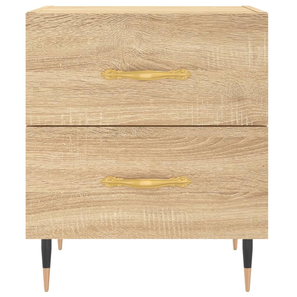 Noptiere, 2 buc., stejar sonoma, 40x35x47,5 cm, lemn compozit GartenMobel Dekor