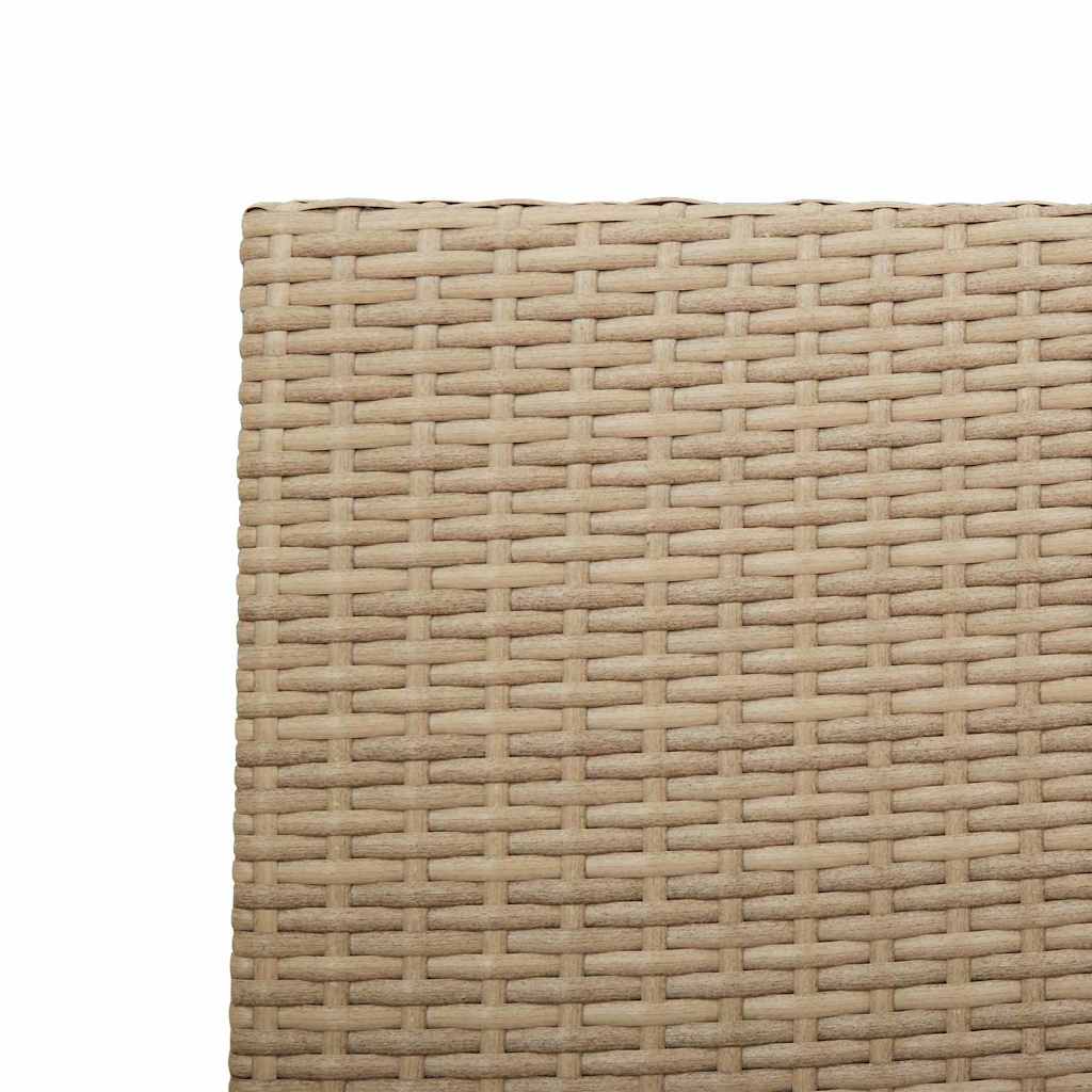 Scaune Exterioare 4 pcs Crem, Brun GartenMobel Dekor