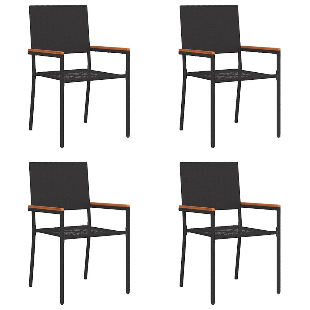 Scaune Exterioare 4 pcs Crema, Marron GartenMobel Dekor