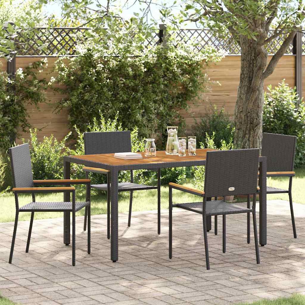 Scaune Exterioare 4 pcs Crema, Marron GartenMobel Dekor