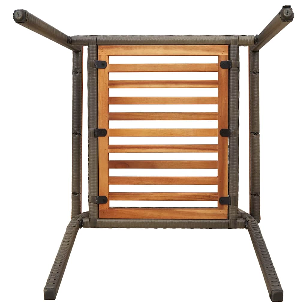 Scaune Exterioare 4 pcs Crema, Marron GartenMobel Dekor