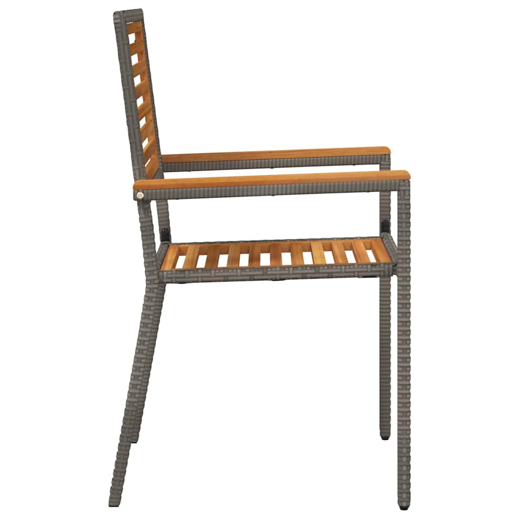 Scaune Exterioare 4 pcs Crema, Marron GartenMobel Dekor