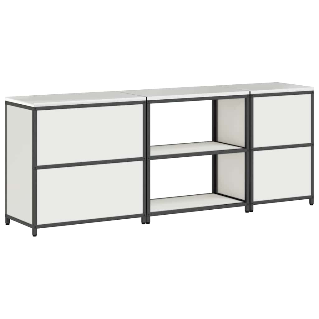 Set de Depozitare pentru Bucătărie 3 pcs Alb 210 x 50 x 92 cm GartenMobel Dekor