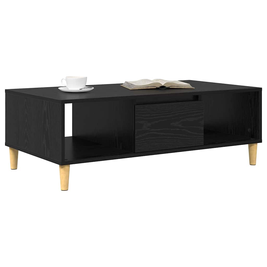 cu depozitare cu ușă Stejar negru 103.5 x 60 x 35 cm Lemn compozit GartenMobel Dekor