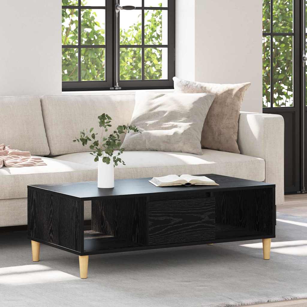 cu depozitare cu ușă Stejar negru 103.5 x 60 x 35 cm Lemn compozit GartenMobel Dekor