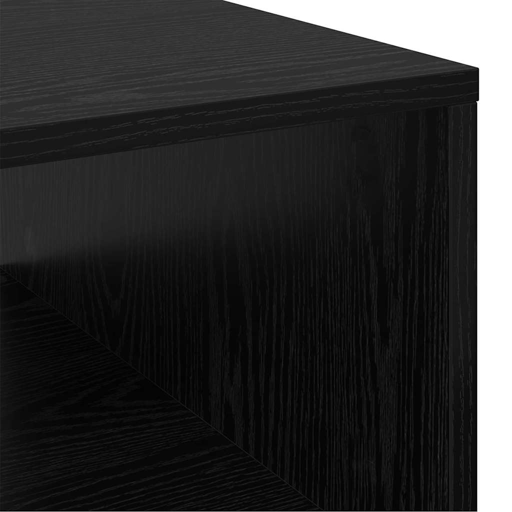 cu depozitare cu ușă Stejar negru 103.5 x 60 x 35 cm Lemn compozit GartenMobel Dekor