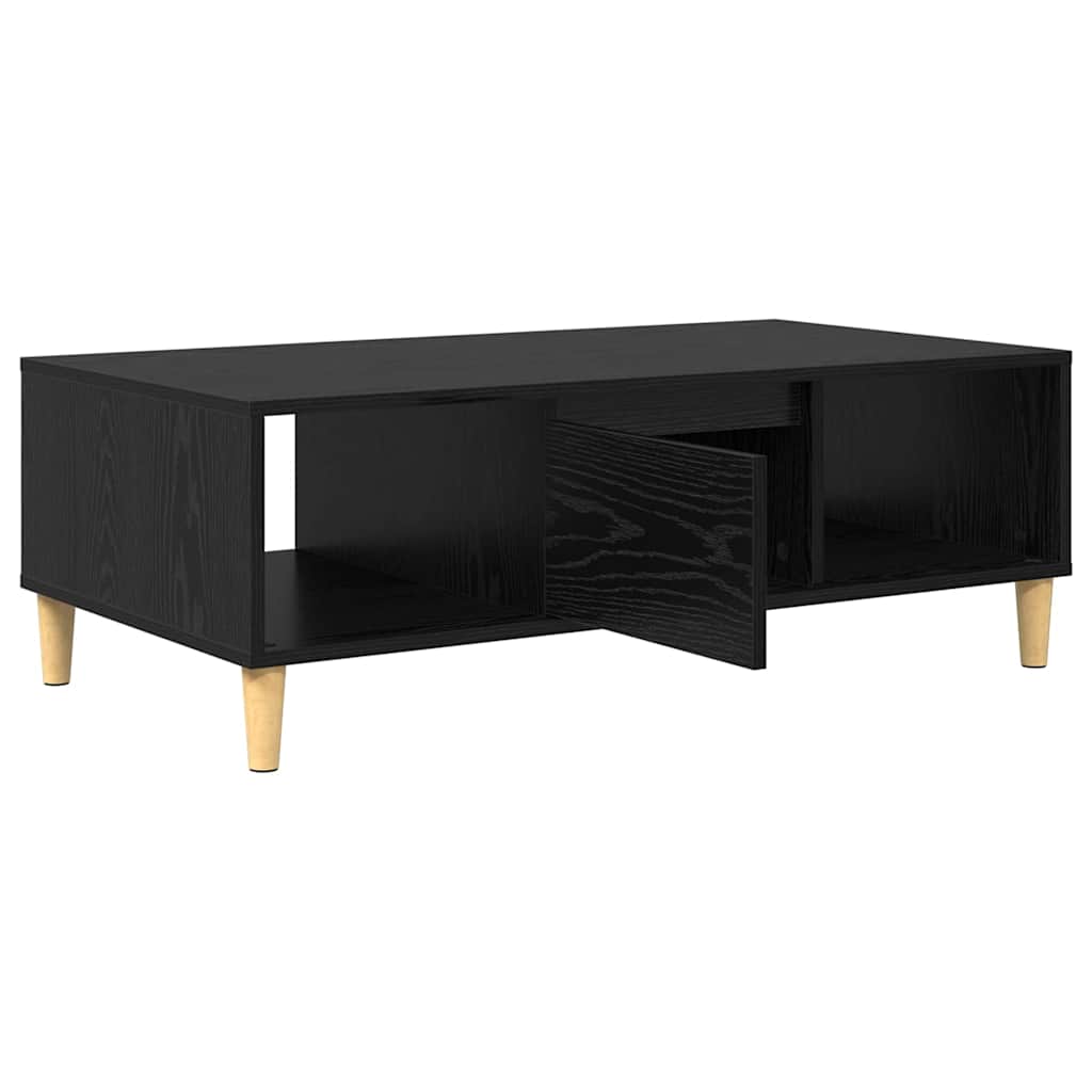 cu depozitare cu ușă Stejar negru 103.5 x 60 x 35 cm Lemn compozit GartenMobel Dekor