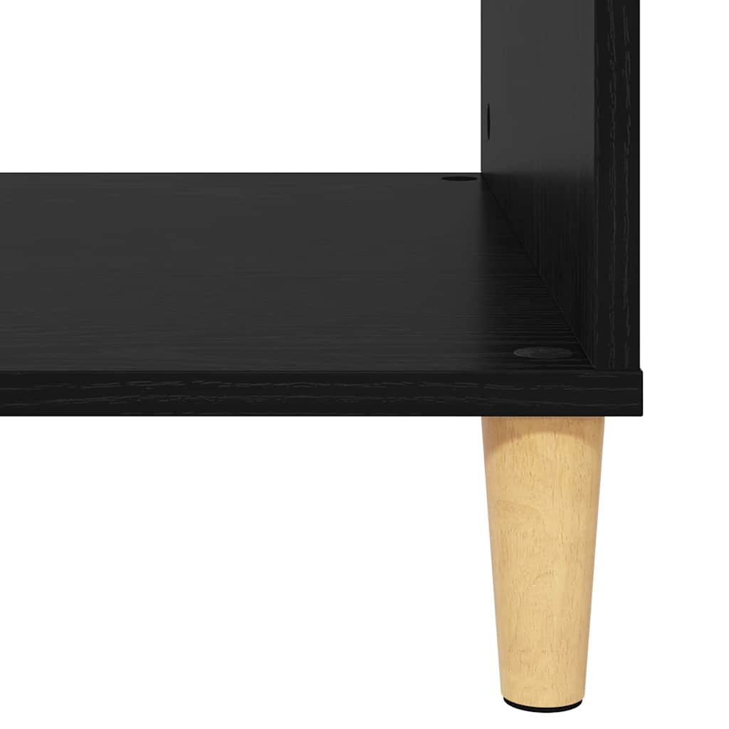 cu depozitare cu ușă Stejar negru 103.5 x 60 x 35 cm Lemn compozit GartenMobel Dekor
