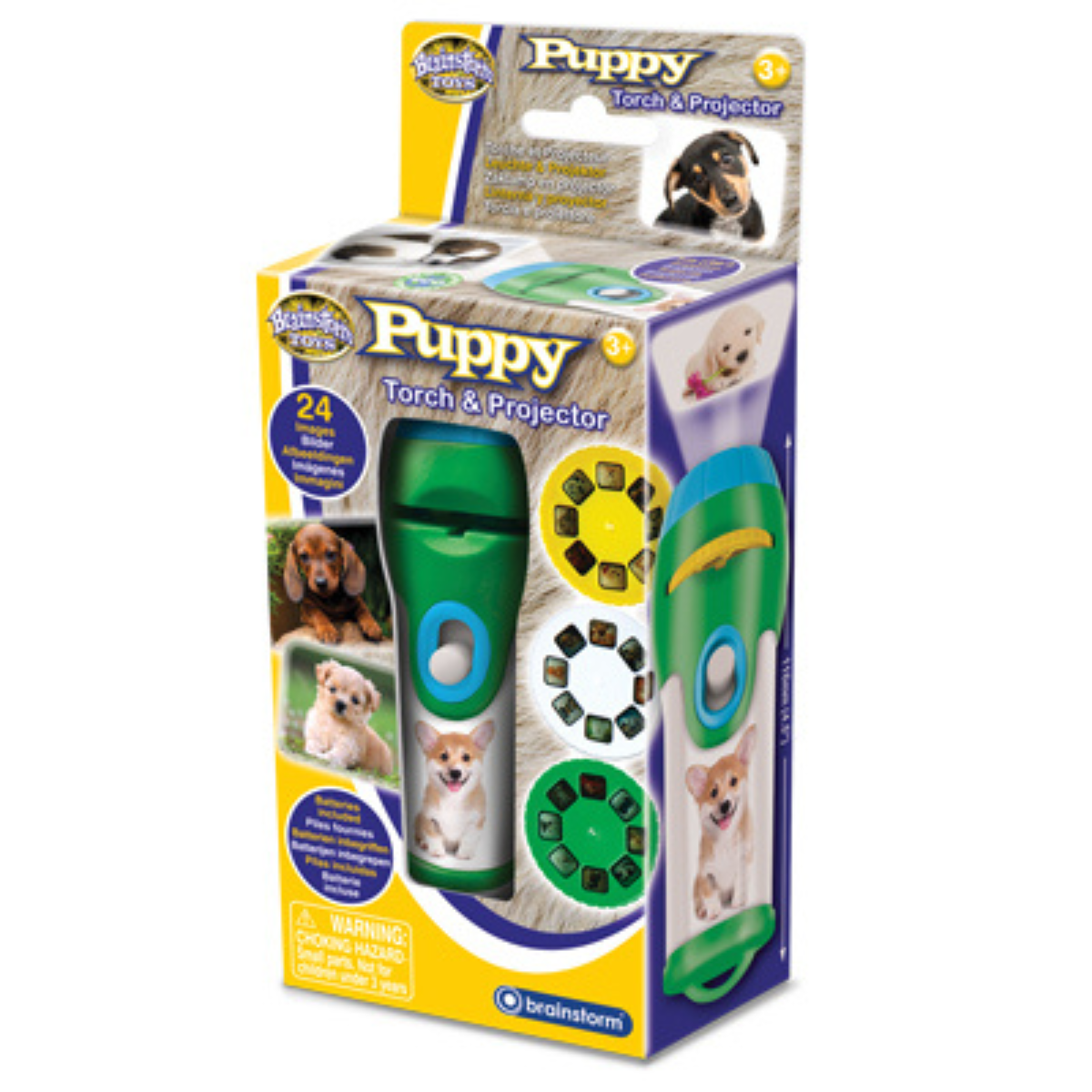 Proiector tip lanterna - Catelusi draguti PlayLearn Toys