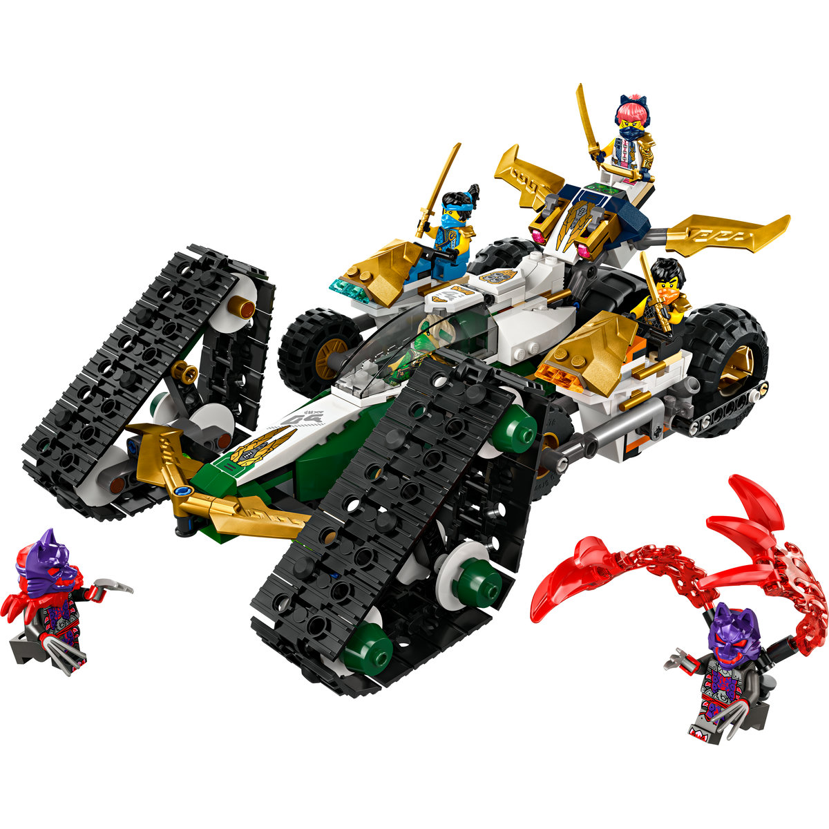 LEGO Vehicul combinat al echipei ninja Quality Brand