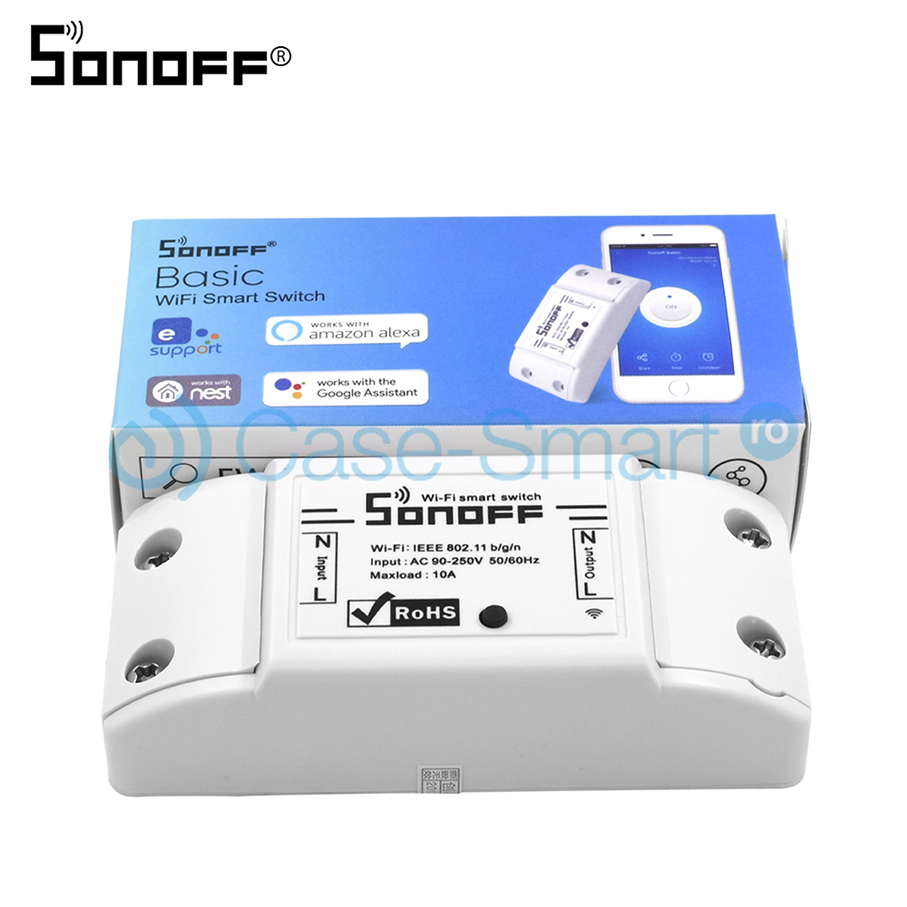 Releu wireless Sonoff Basic R2 SmartElectro IntelligentHouse