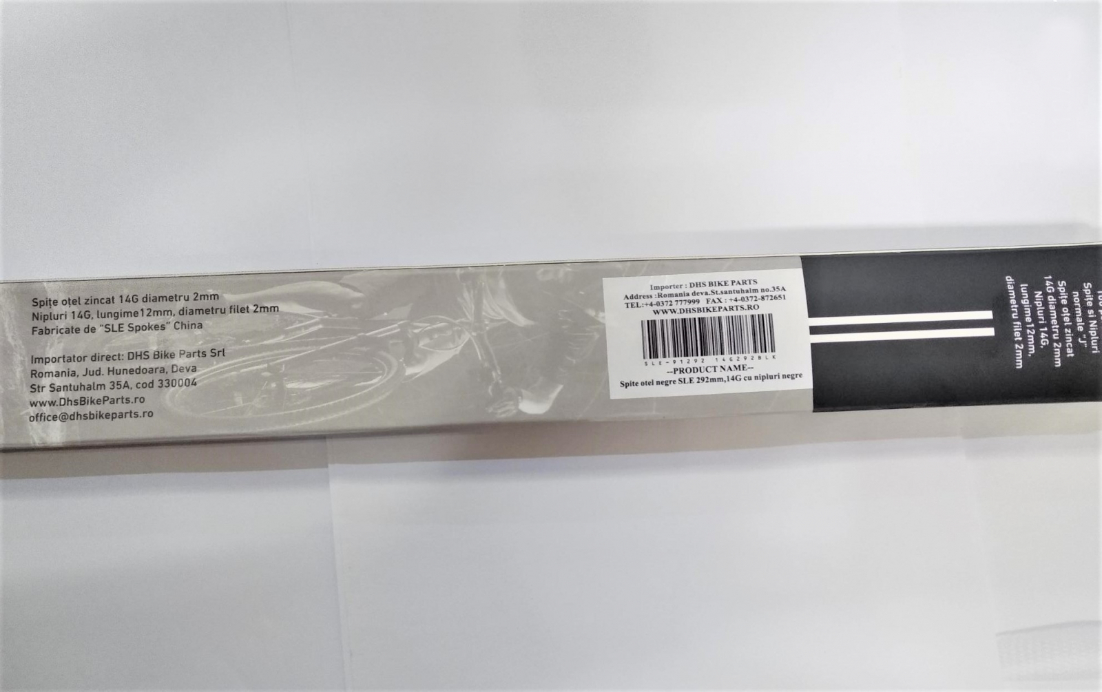 Spite Bicicleta Devron Tip J - Set 100 Buc, 180 Mm, Negru Ultimate FactoryBikes