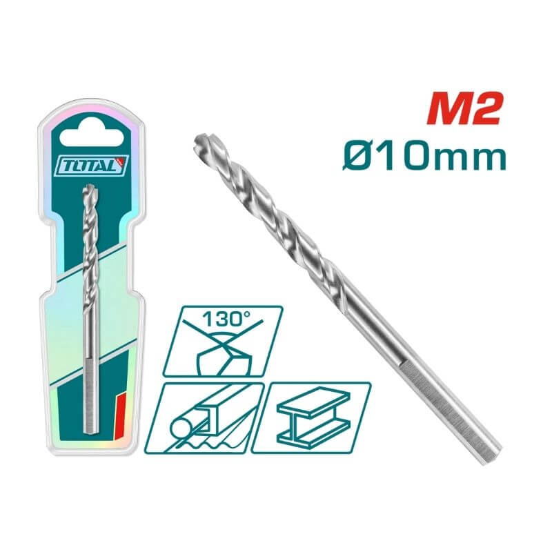 TOTAL - BURGHIU PENTRU METAL M2 HSS - 10MM PowerTool TopQuality