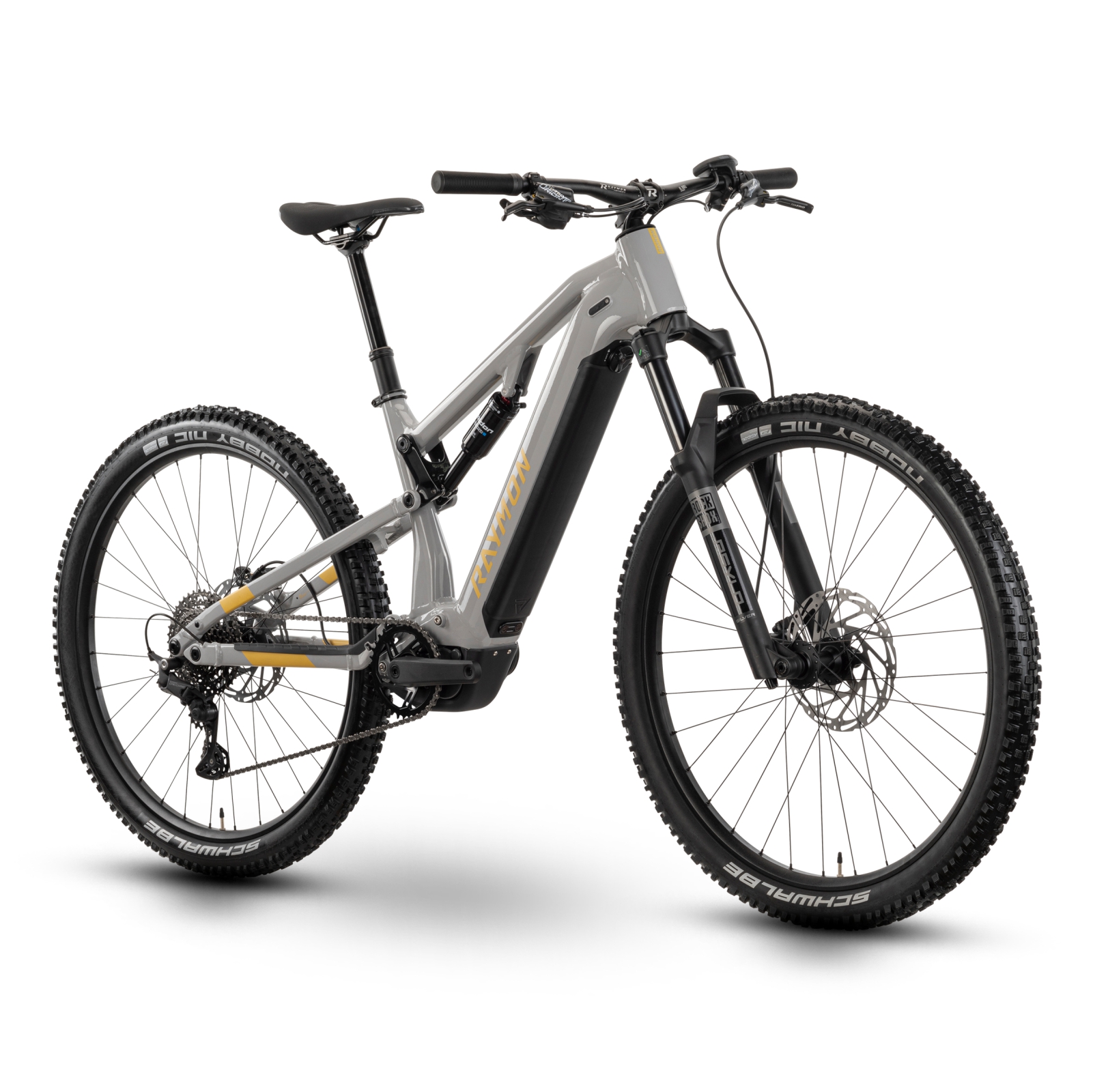 Bicicleta Electrica Raymon Full Suspension Trailray 120 Pro 2025 - 29 Inch, L, Gri - Deore LG Ultimate FactoryBikes