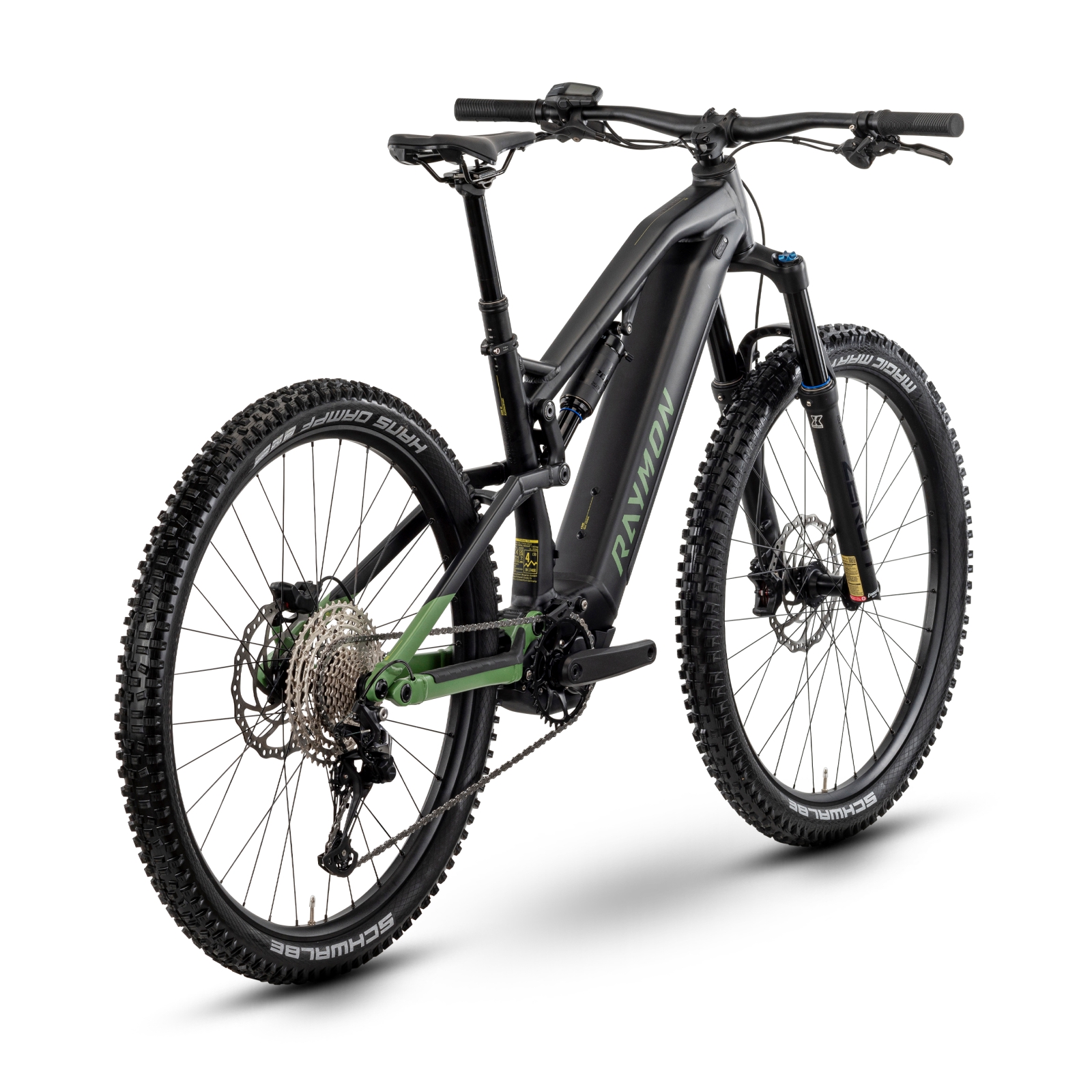 Bicicleta Electrica Raymon Full Suspension Trailray 150 2025 - 29 Inch, L, Negru - Deore Ultimate FactoryBikes
