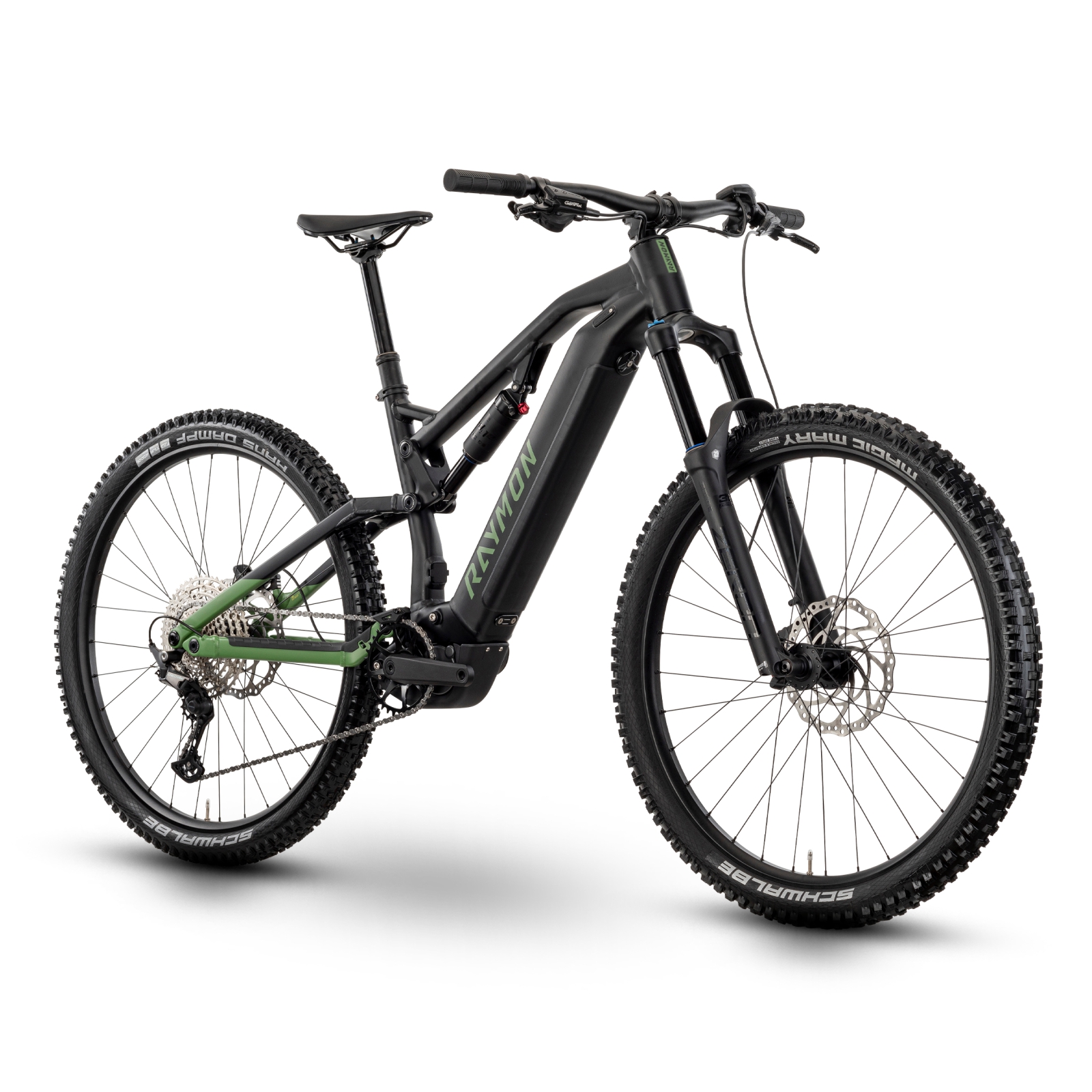 Bicicleta Electrica Raymon Full Suspension Trailray 150 2025 - 29 Inch, L, Negru - Deore Ultimate FactoryBikes