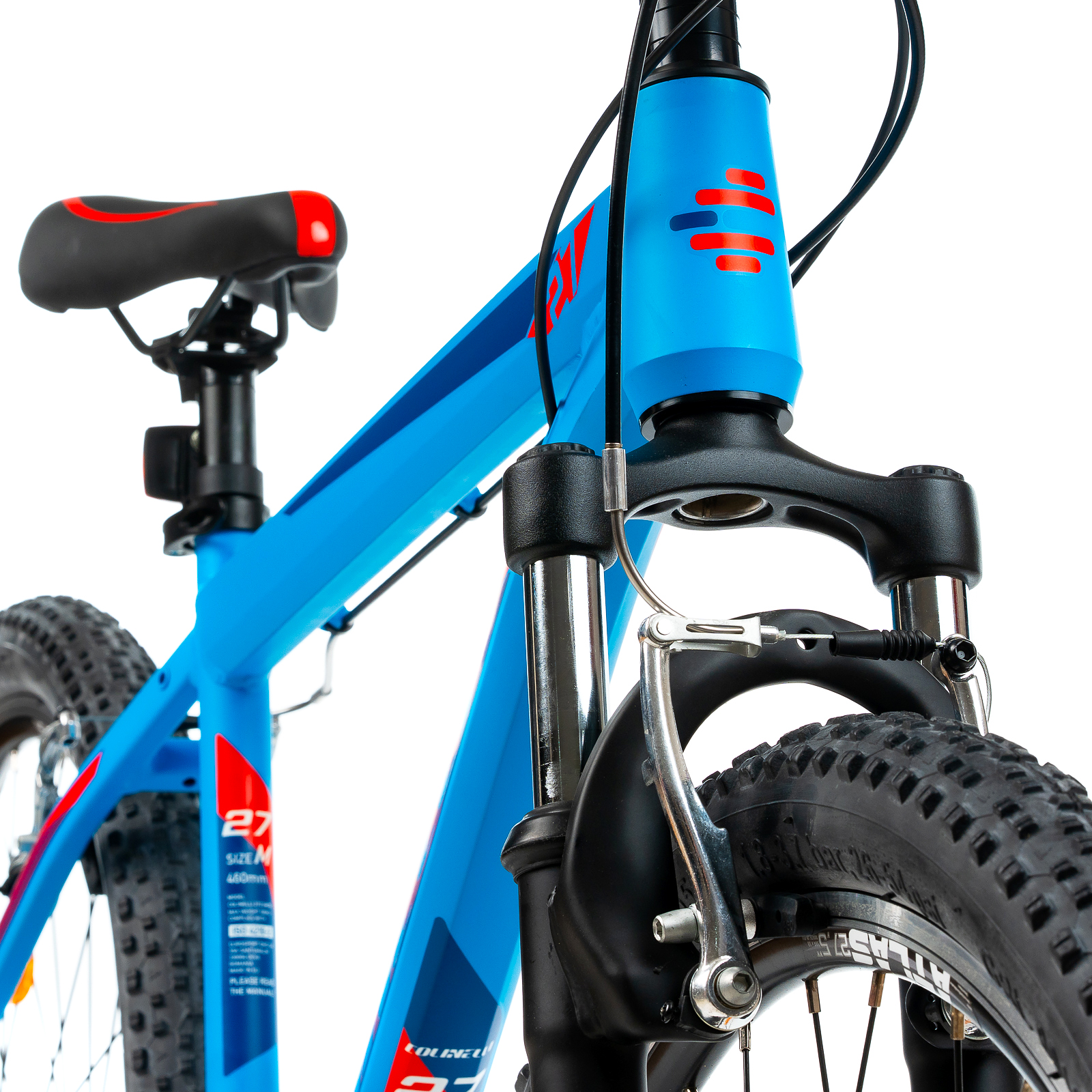 Bicicleta MTB Colinelli COL23, Marimea S, 27.5 inch, Albastru, Schimbator Shimano ST-EF500, 21 Viteze, Cadru Aluminiu, Frane V - Brake Ultimate FactoryBikes