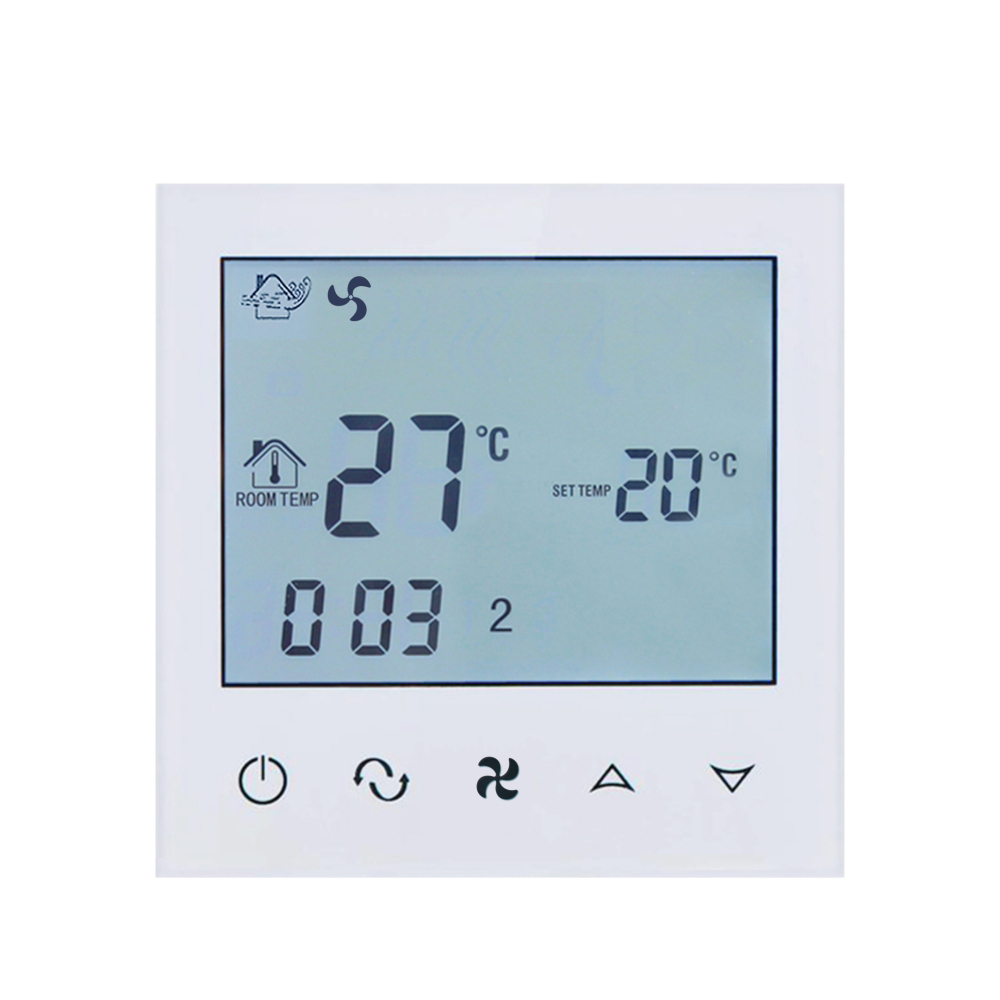 Termostat cu fir pentru aer conditionat BeOk TDS21-AC2, Compatibil cu sisteme HVAC SmartElectro IntelligentHouse