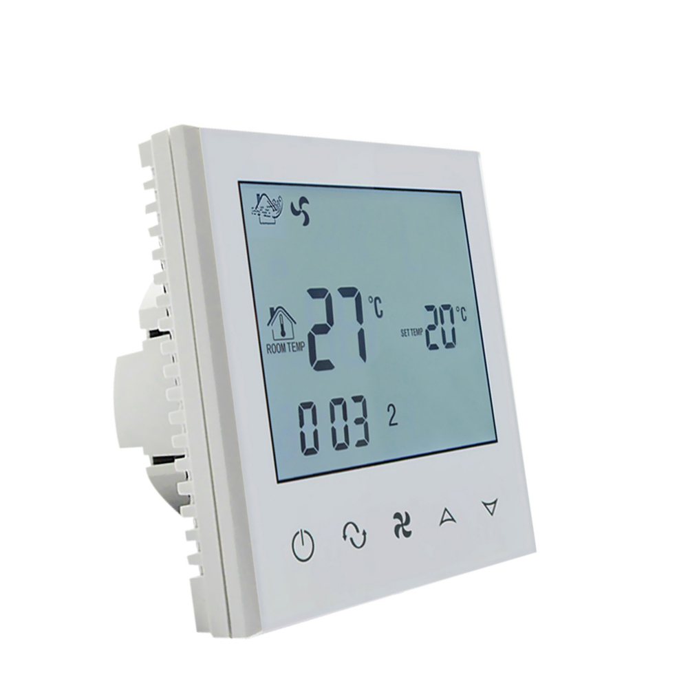 Termostat cu fir pentru aer conditionat BeOk TDS21-AC2, Compatibil cu sisteme HVAC SmartElectro IntelligentHouse