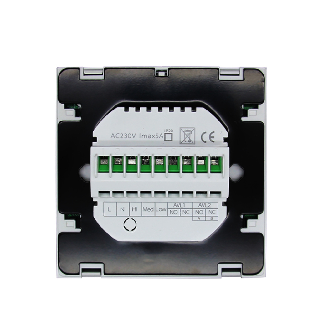 Termostat cu fir pentru aer conditionat BeOk TDS21-AC2, Compatibil cu sisteme HVAC SmartElectro IntelligentHouse