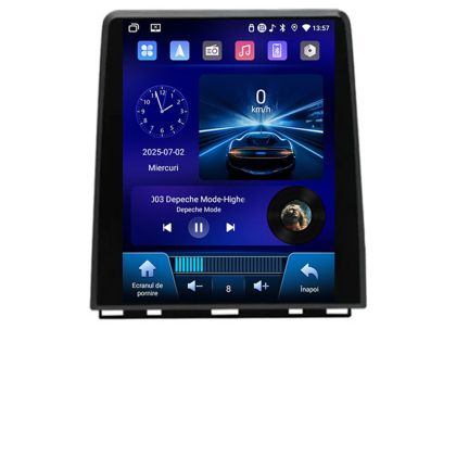 Navigatie tip Tesla Hyundai Santa Fe 2006-2012 radio gps internet 4 Core carplay android auto 4+64 Incell Display kit-tesla-008+EDT-E220-RK CarStore Technology