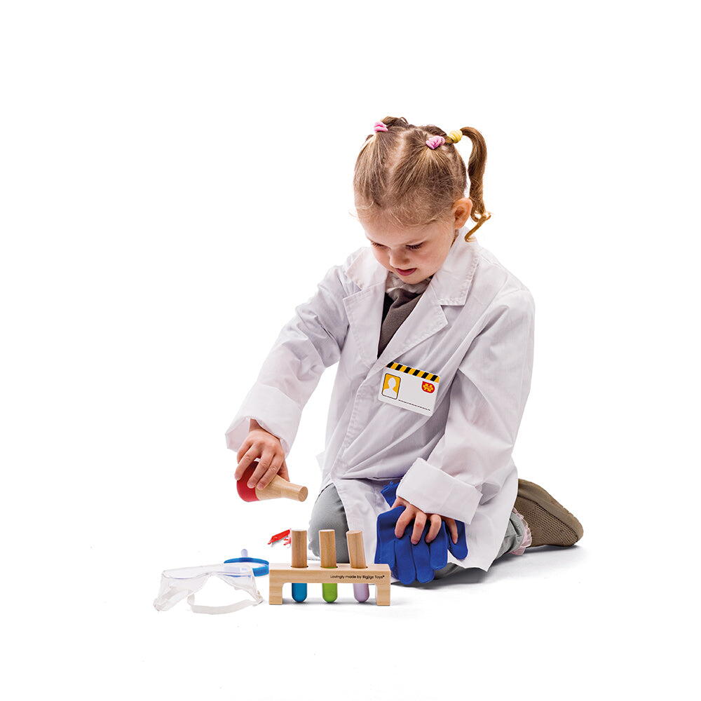 Set costum si accesorii de laborator pentru copii PlayLearn Toys