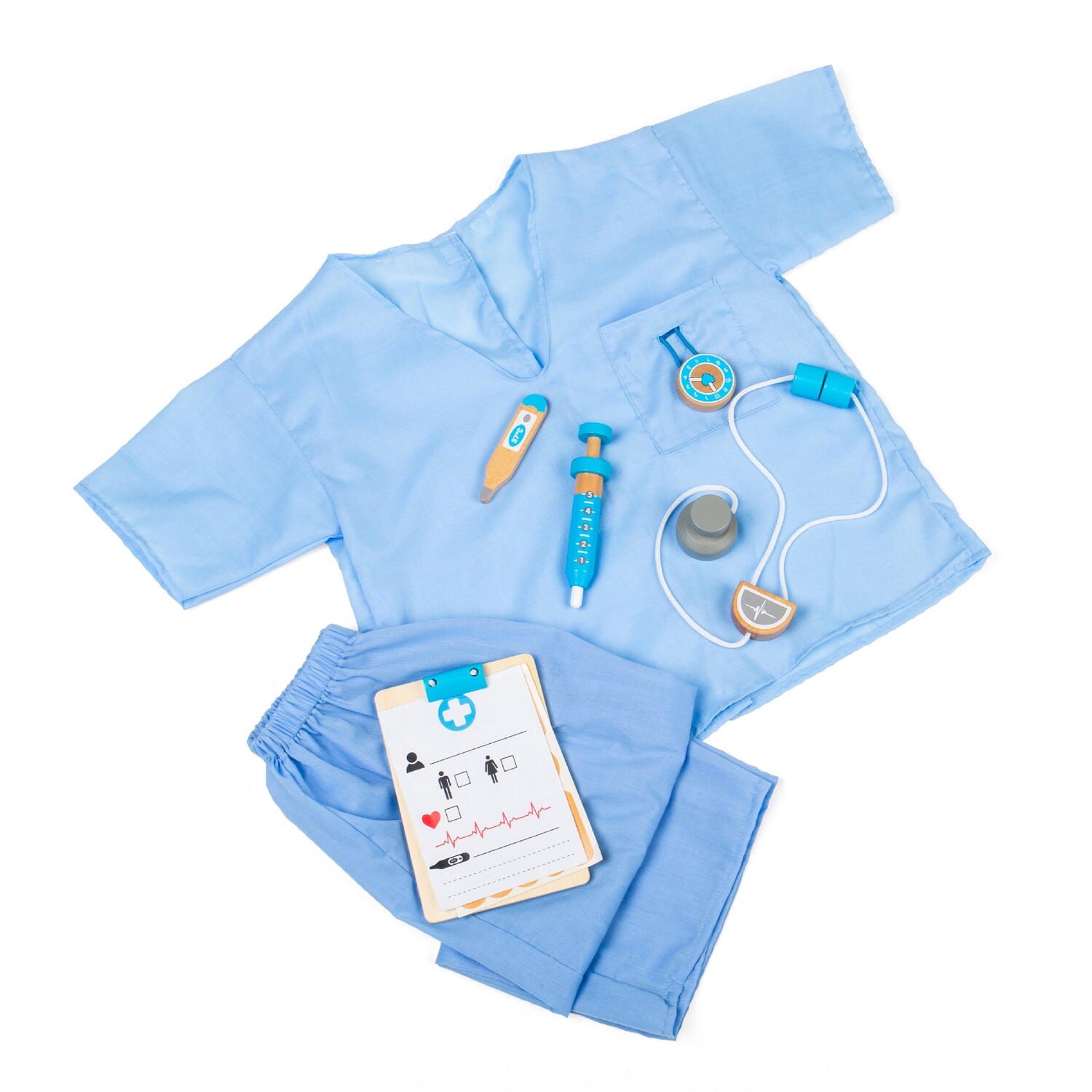 Set costum si accesorii doctor pentru copii PlayLearn Toys