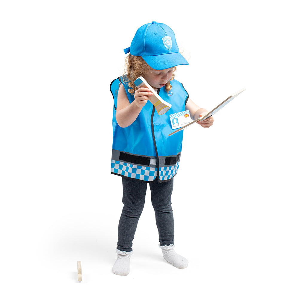 Set costum si accesorii politist pentru copii PlayLearn Toys