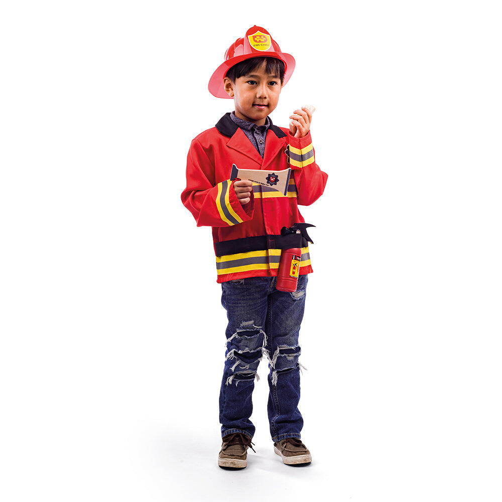 Set costum si accesorii pompier pentru copii PlayLearn Toys