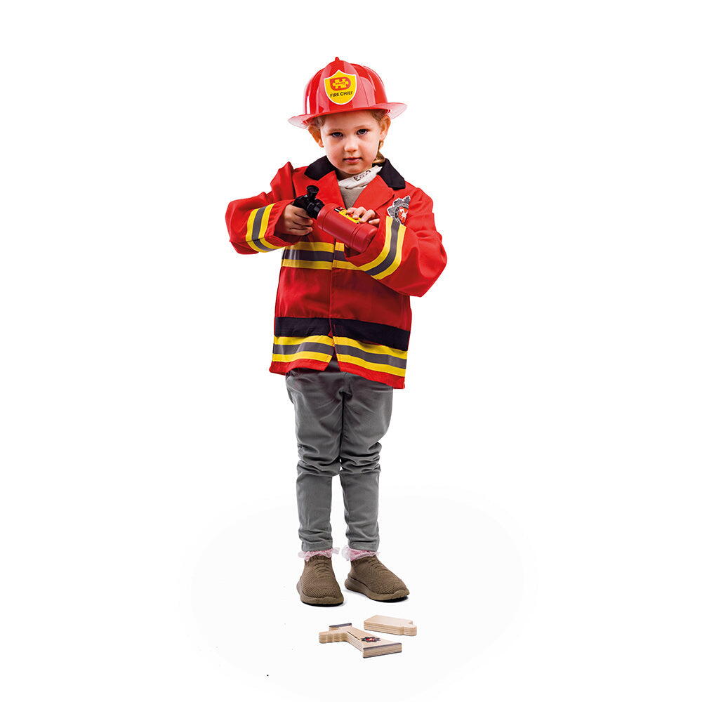 Set costum si accesorii pompier pentru copii PlayLearn Toys