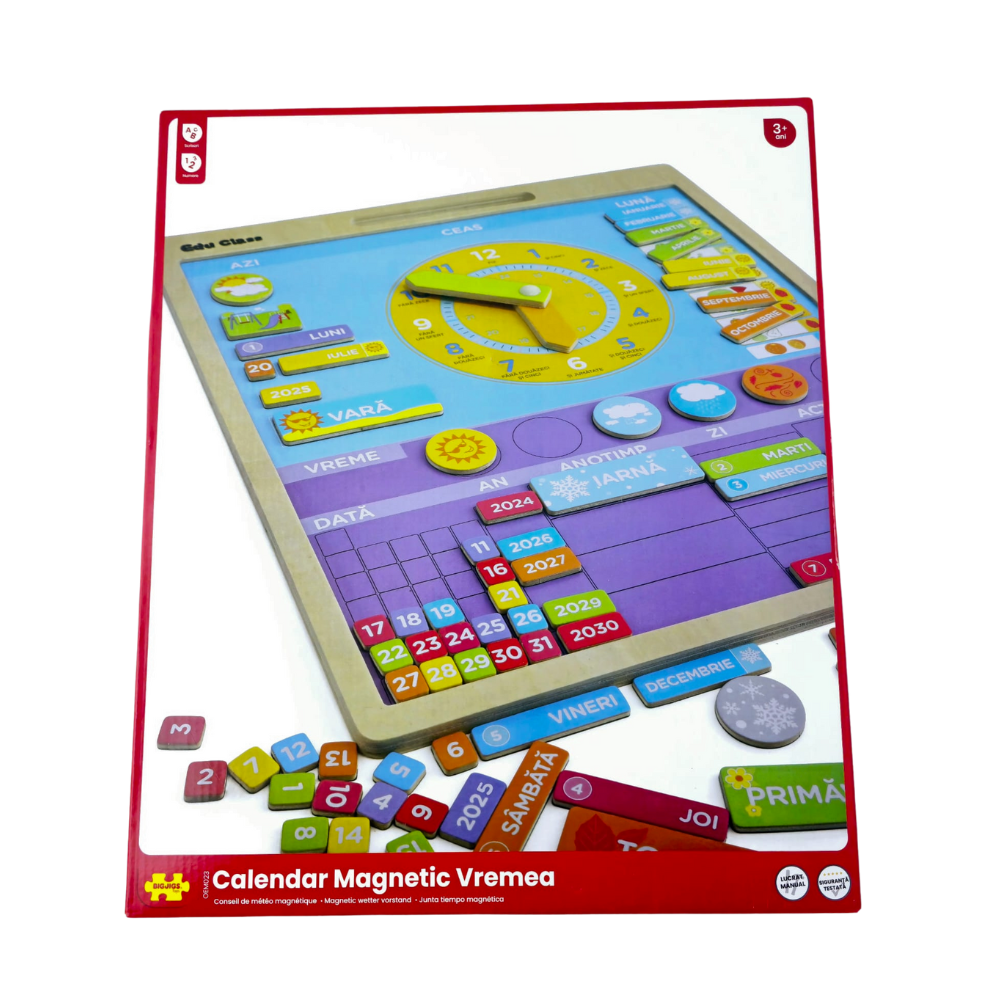 Calendar magnetic vremea - limba romana PlayLearn Toys