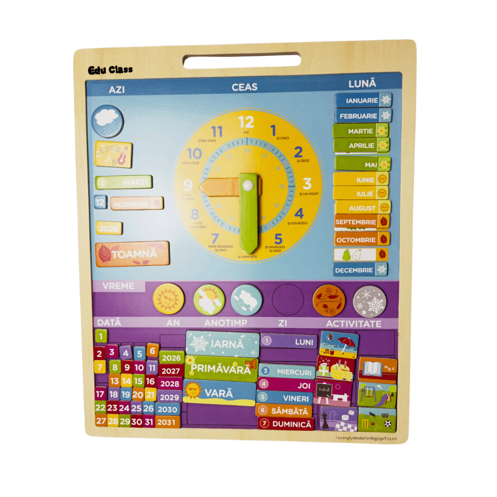 Calendar magnetic vremea - limba romana PlayLearn Toys