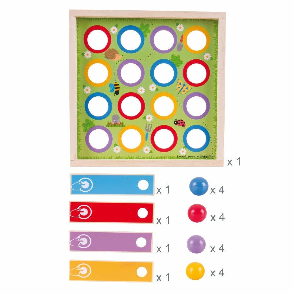 Joc de indemanare - Bilute saltarete PlayLearn Toys