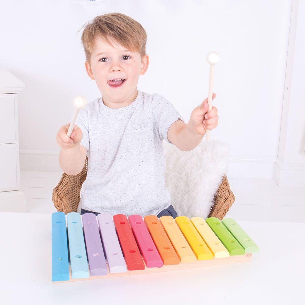 Xilofon din lemn PlayLearn Toys