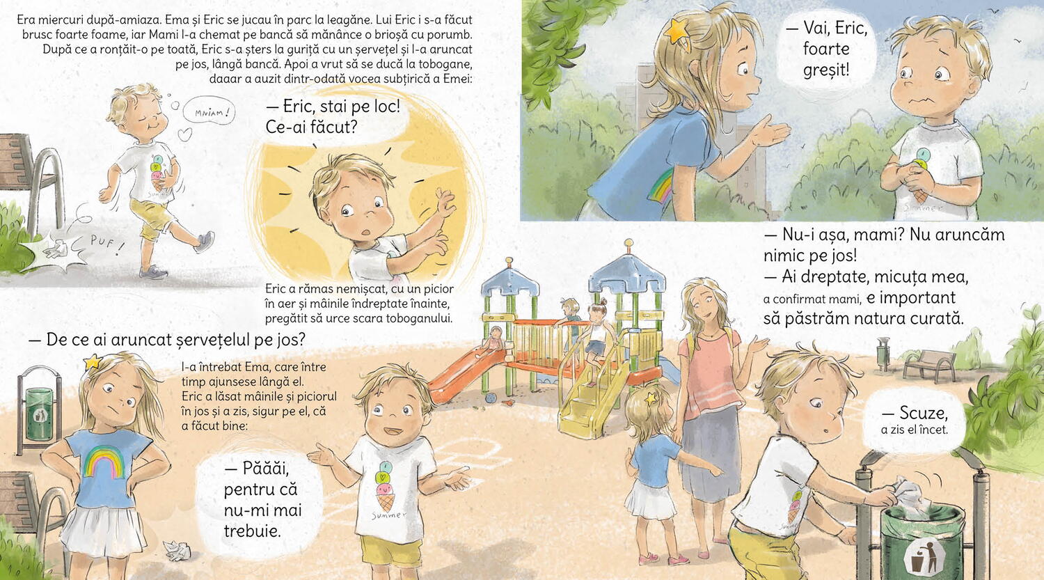 Ema si Eric au grija de natura PlayLearn Toys