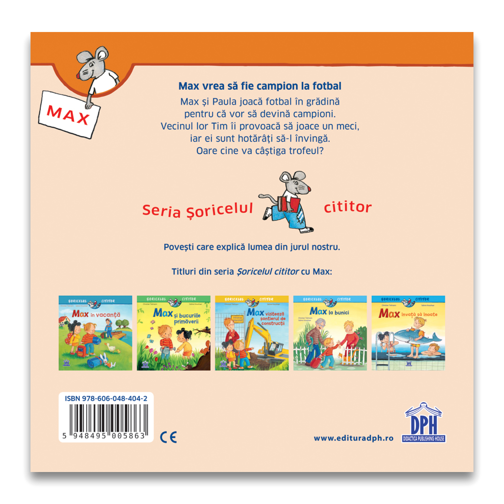 Max vrea sa fie campion la fotbal PlayLearn Toys