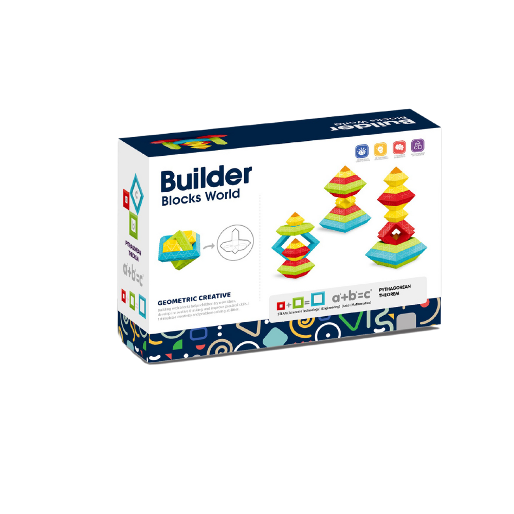 Cuburile lui Pitagora (15 piese) PlayLearn Toys