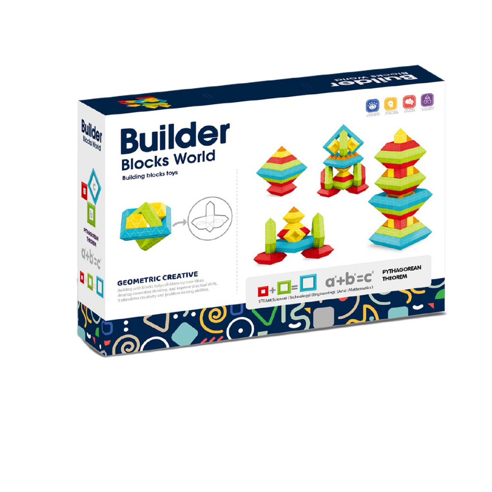 Cuburile lui Pitagora (30 piese) PlayLearn Toys